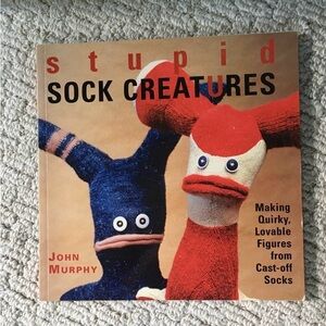 Sock Creatures Craft Book “Stupid Sock Creatures” Softcover DIY Instructions